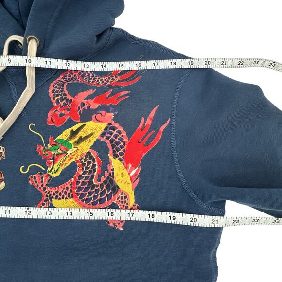 POLO RALPH LAUREN Fleece Graphic Hoodie S - Picture 10 of 11